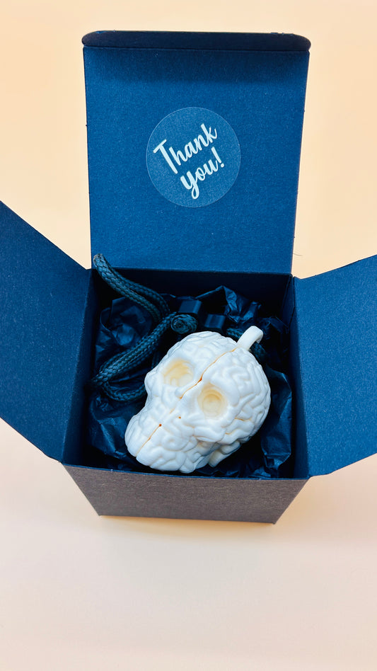 BRAIN SKULL car airfreshener