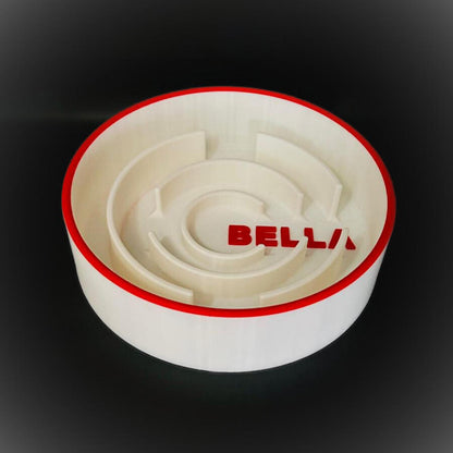 Dog Slow Feeder Bowl LABIRINTAS – with custom Pet Name