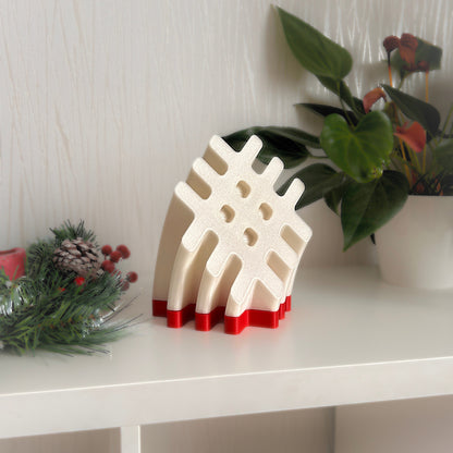 3D spausdinta LED lempa – Akas Zīme