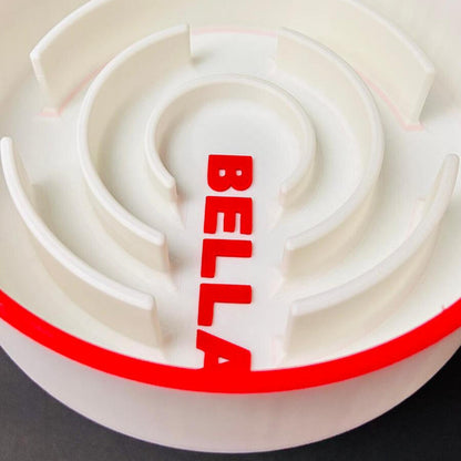 Dog Slow Feeder Bowl LABIRINTAS – with custom Pet Name
